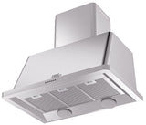 Majestic 36 Inch Stainless Steel Wall Mount Convertible Range Hood