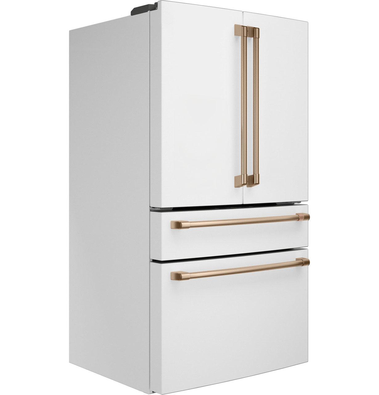 Café™ Refrigeration Matte White Side Panel, Full-Depth, 4-Door, Left