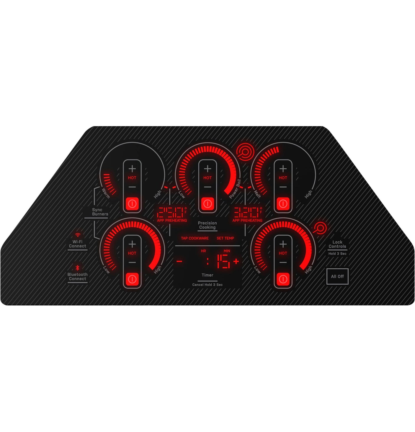 GE Profile™ 30" Built-In Touch Control Electric Cooktop