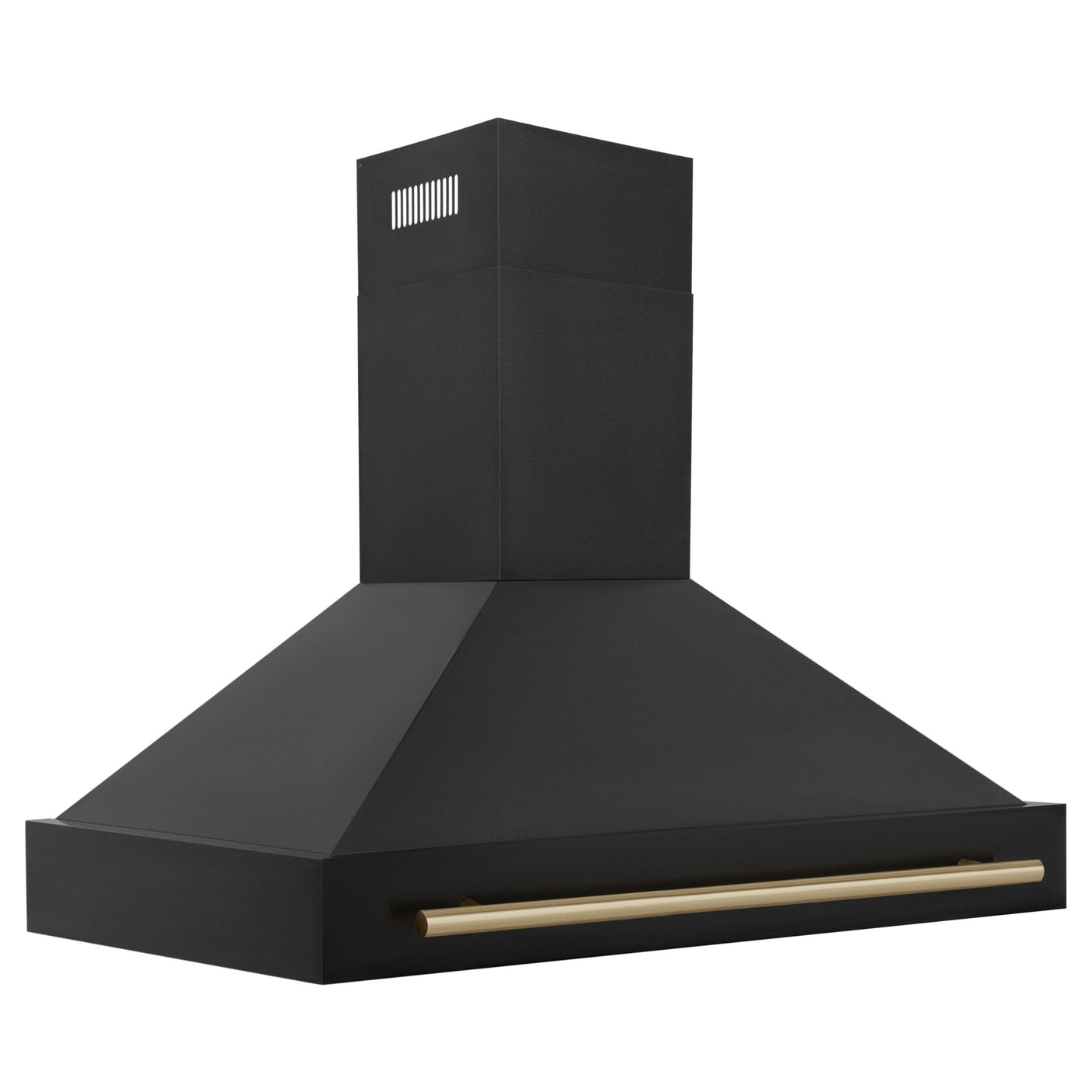 ZLINE 48 in. Autograph Edition Black Stainless Steel Range Hood with Handle (BS655Z-48) [Color: Champagne Bronze]