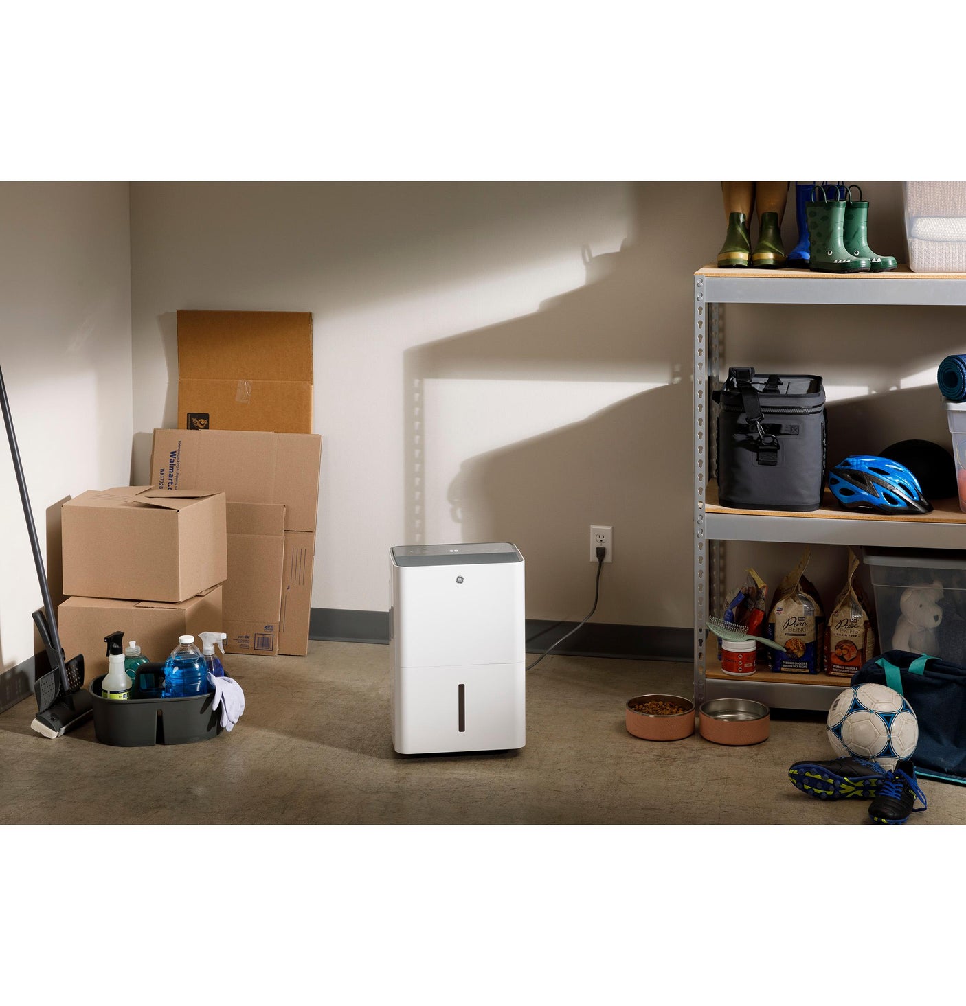 GE® ENERGY STAR® 35 Pint Portable Dehumidifier with Smart Dry for Very Damp Spaces