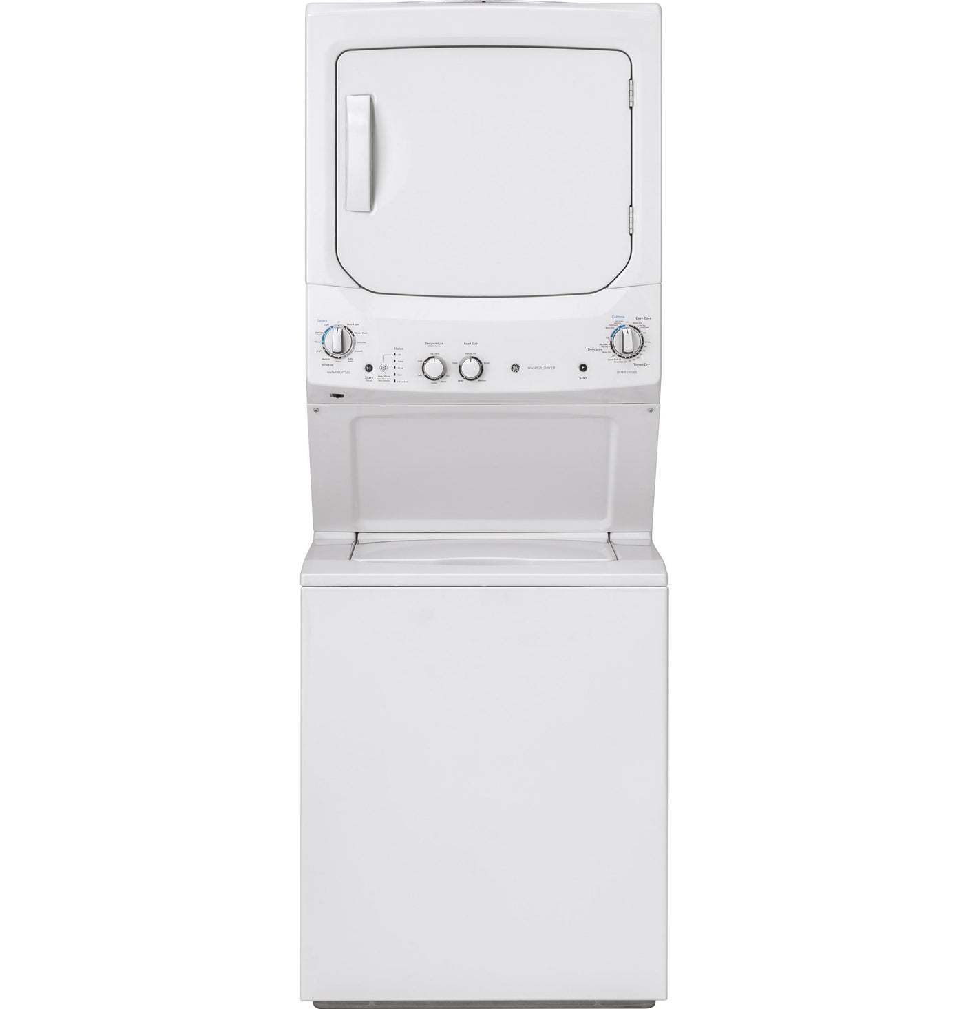 GE Unitized Spacemaker® 3.8 cu. ft. Capacity Washer with Stainless Steel Basket and 5.9 cu. ft. Capacity Electric Dryer