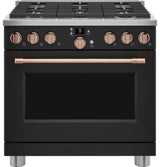 Café™ 36" Smart All-Gas Commercial-Style Range with 6 Burners (Natural Gas)