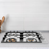 ZLINE 30" Gas Cooktop with 4 Gas Brass Burners (RC-BR-30)