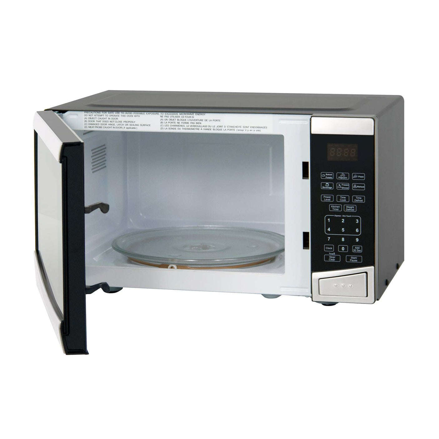 Avanti Countertop Microwave Oven, 0.9 cu. ft. - Stainless Steel / 0.9 cu. ft.