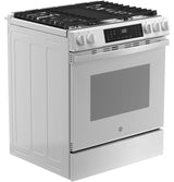 GE® 30" Slide-In Front-Control Convection Gas Range with No Preheat Air Fry and EasyWash™ Oven Tray