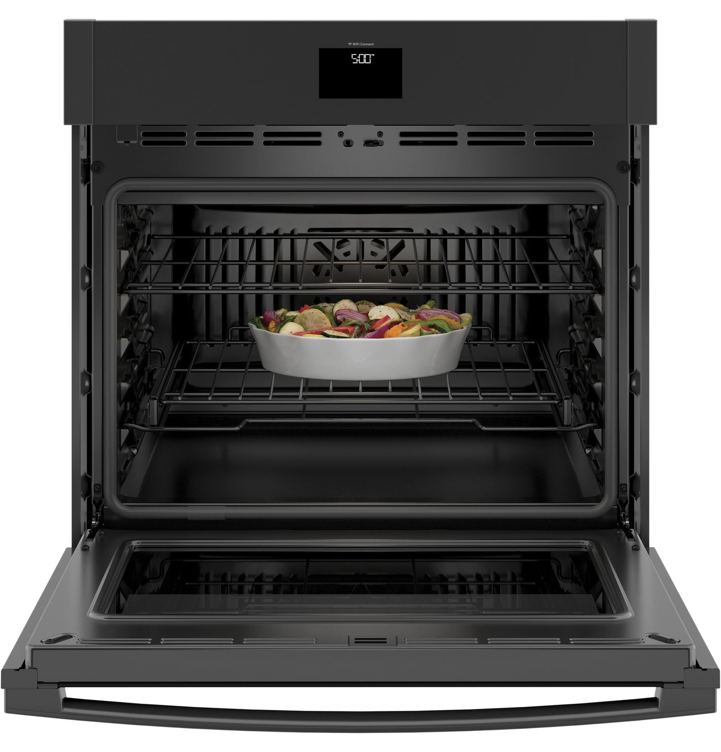 GE® 30" Smart Built-In Self-Clean Convection Single Wall Oven with Never Scrub Racks