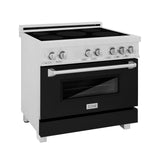 ZLINE 36" 4.6 cu. ft. Induction Range with a 5 Element Stove and Electric Oven (RAINDS-36) [Color: Black Matte]