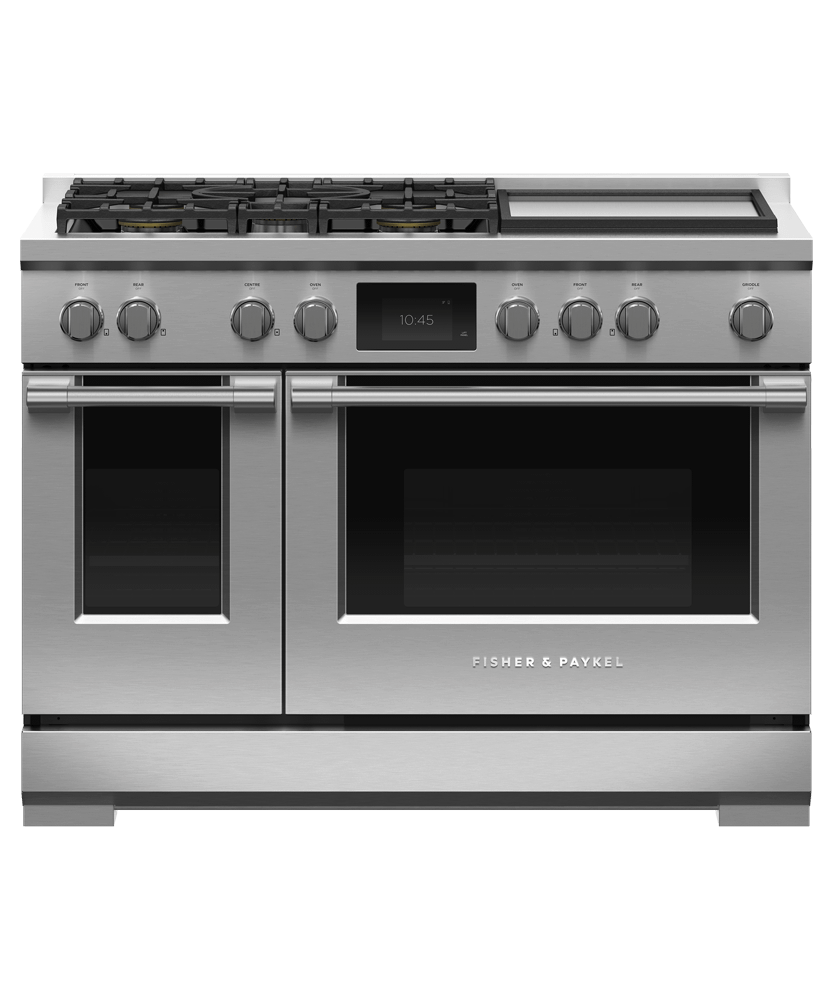 48" Series 9 Professional Dual Fuel 5 Burner with Griddle Self-Cleaning Range