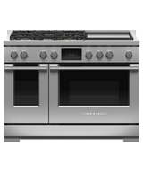 48" Series 9 Professional Dual Fuel 5 Burner with Griddle Self-Cleaning Range