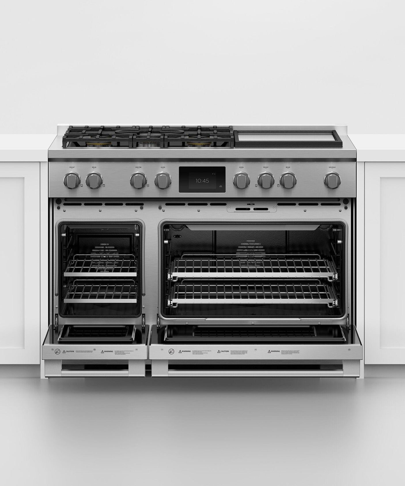 48" Series 9 Professional Dual Fuel 5 Burner with Griddle Self-Cleaning Range