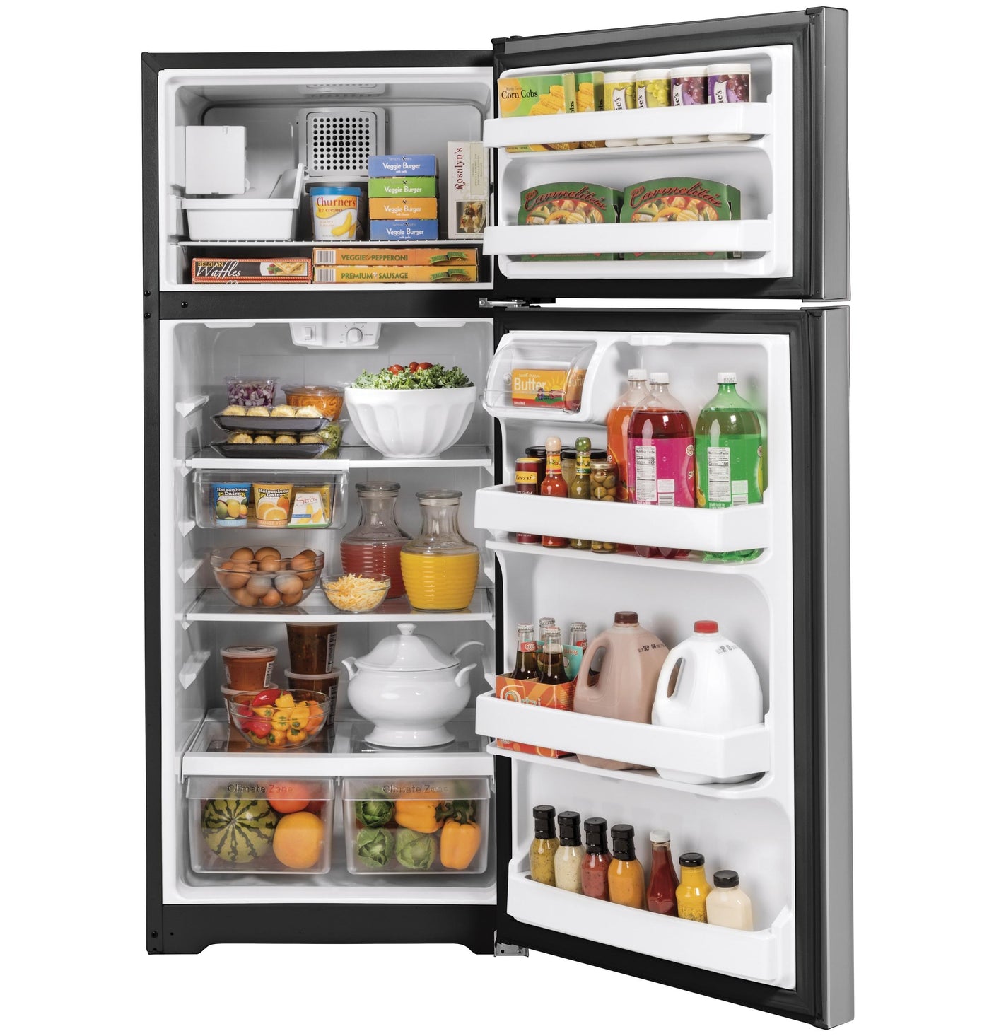 GE® ENERGY STAR® 17.5 Cu. Ft. Top-Freezer Refrigerator