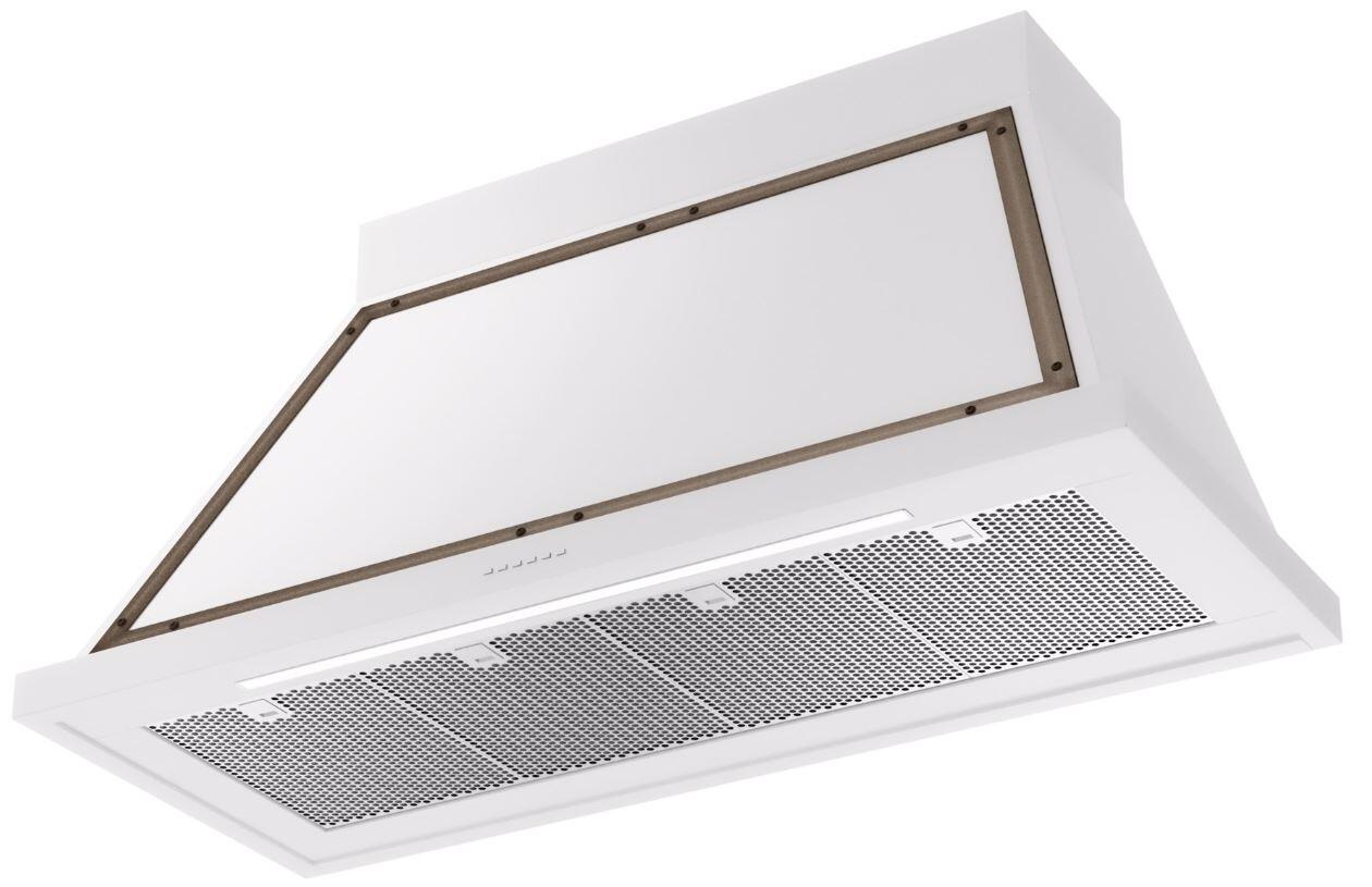 Nostalgie 48 Inch White Wall Mount Convertible Range Hood