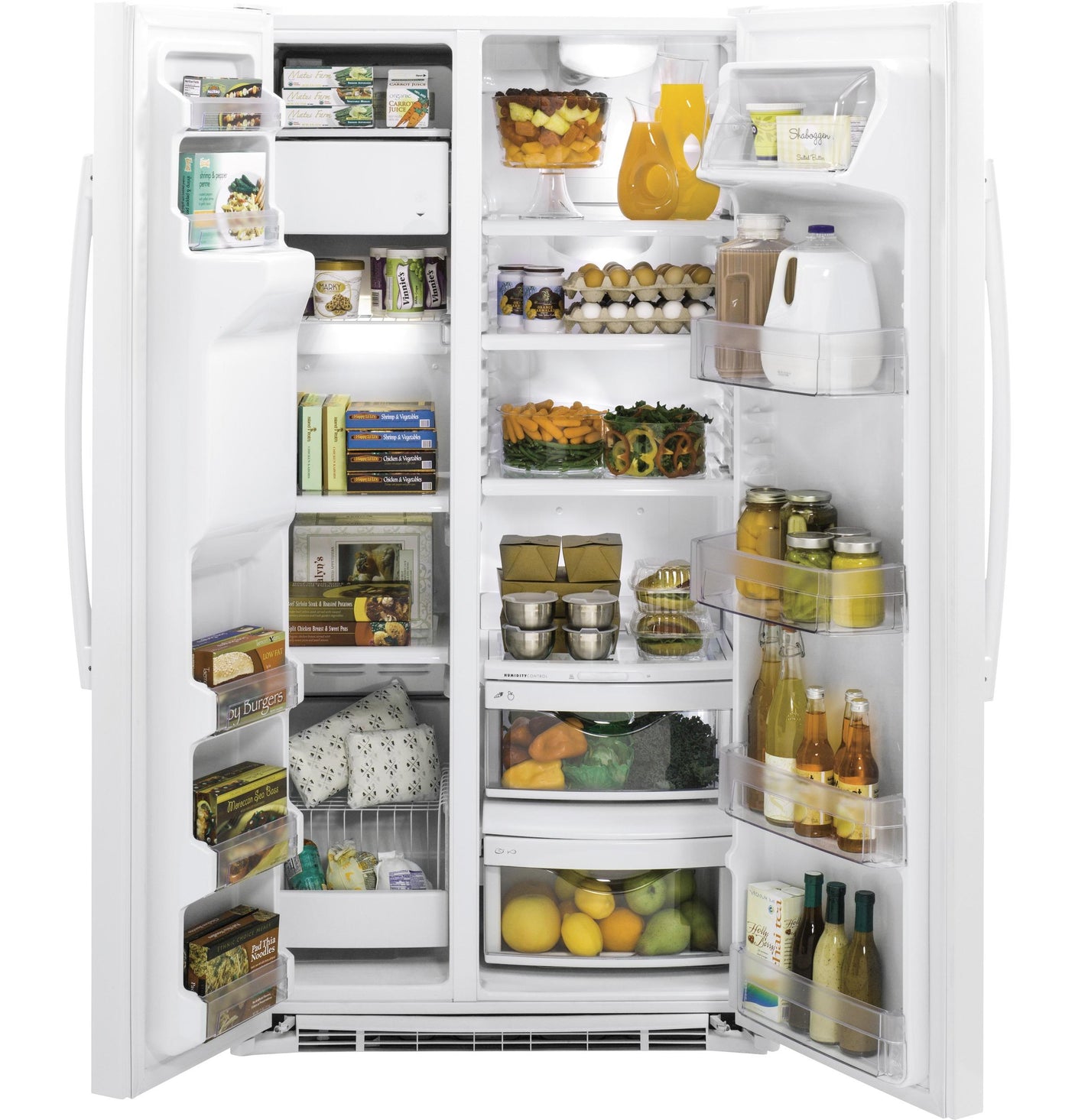 GE® 21.9 Cu. Ft. Counter-Depth Side-By-Side Refrigerator