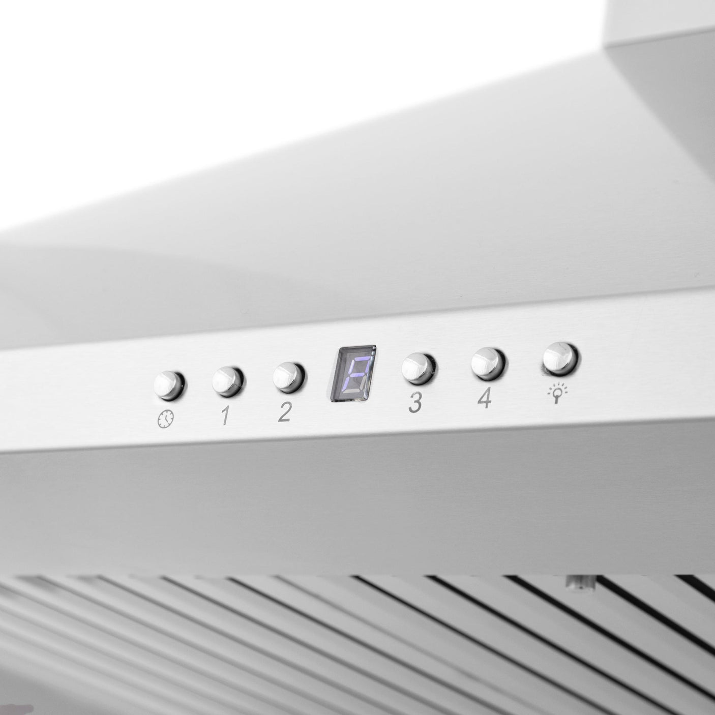 ZLINE Wall Mount Range Hood in Stainless Steel with Built-in ZLINE CrownSound Bluetooth Speakers (KF1CRN-BT)