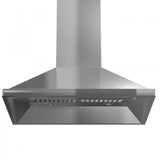 ZLINE 36 Inch Professional Convertible Vent Wall Mount Range Hood in Stainless Steel (696-36)