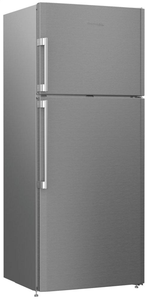 27in 15 cu ft Top Freezer with auto ice maker, stainless