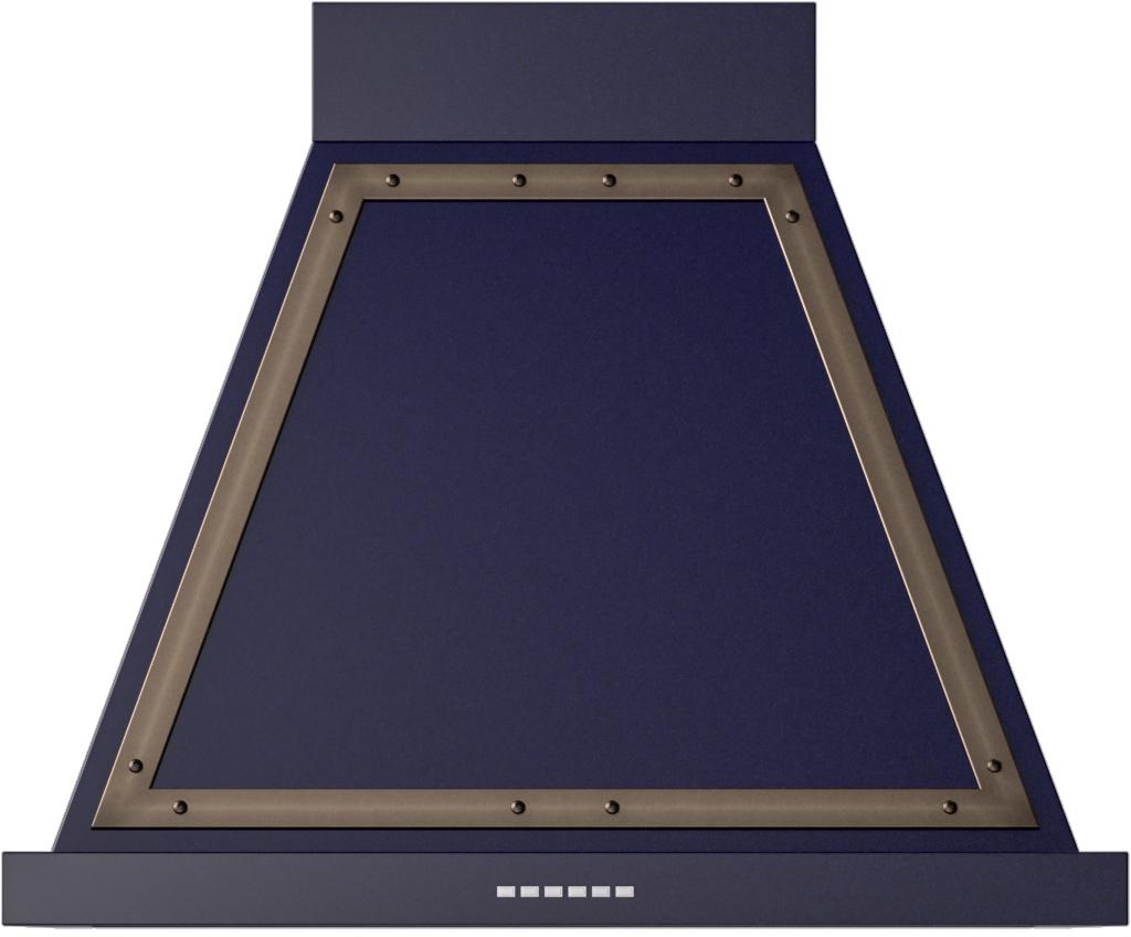 ILVE UANB30MBB Nostalgie 30" Hood in Midnight Blue with Bronze trim