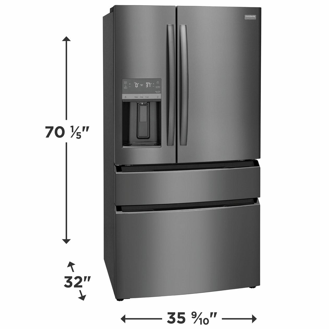 Frigidaire Gallery 22 Cu. Ft. Counter-Depth 4-Door French Door Refrigerator