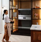 Café™ 30" Smart Built-In Convection Double Wall Oven in Platinum Glass