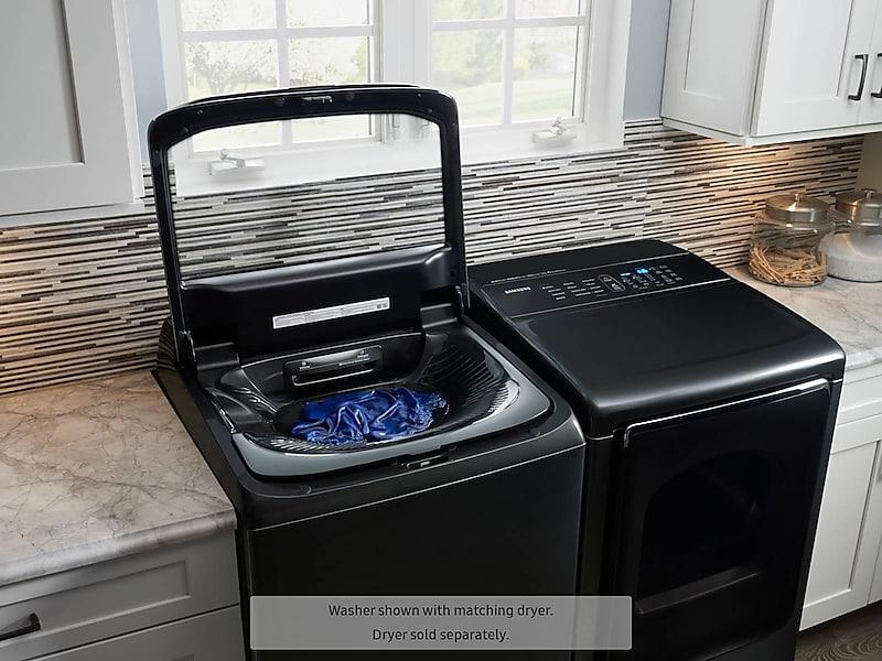 5.4 cu. ft. Top Load Smart Washer with Integrated Touch Controls and activewash™ in Black Stainless Steel