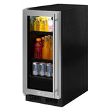 15-In Built-In Beverage Center with Door Style - Stainless Steel Frame Glass, Door Swing - Left