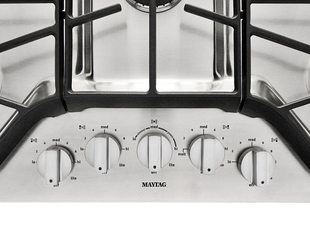 30-inch Wide Gas Cooktop with DuraGuard Protection Finish