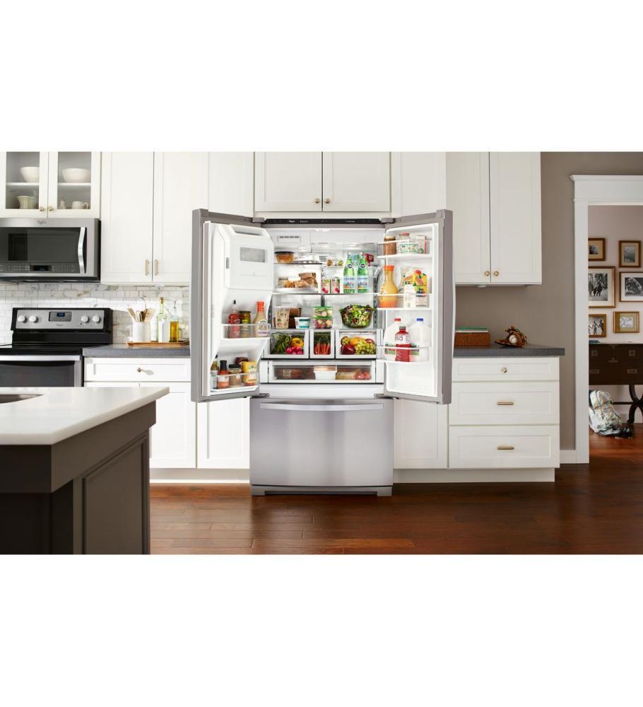 36-inch Wide French Door Refrigerator with CoolVox Kitchen Sound System - 27 cu. ft.