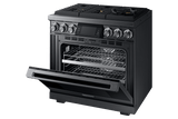 36" Pro Gas Range, Graphite Stainless Steel, Liquid Propane