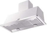 Majestic 48 Inch White Wall Mount Convertible Range Hood