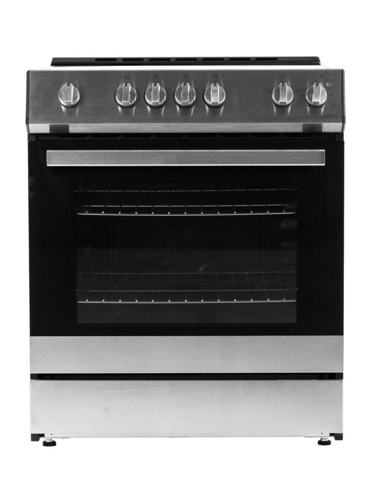 Danby 30"" Slide in Smooth Top Electric Range with Knob Controls in Stainless Steel