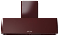 Nostalgie 48 Inch Burgundy Wall Mount Convertible Range Hood