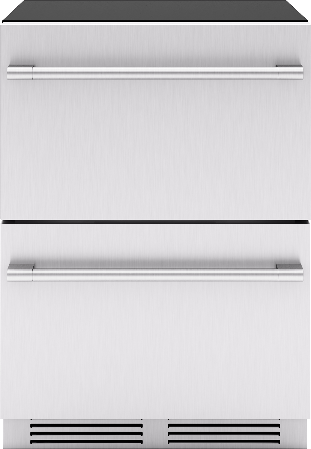 Presrv Refrigerator Drawers, 24in Compact, SS, 2 Zone