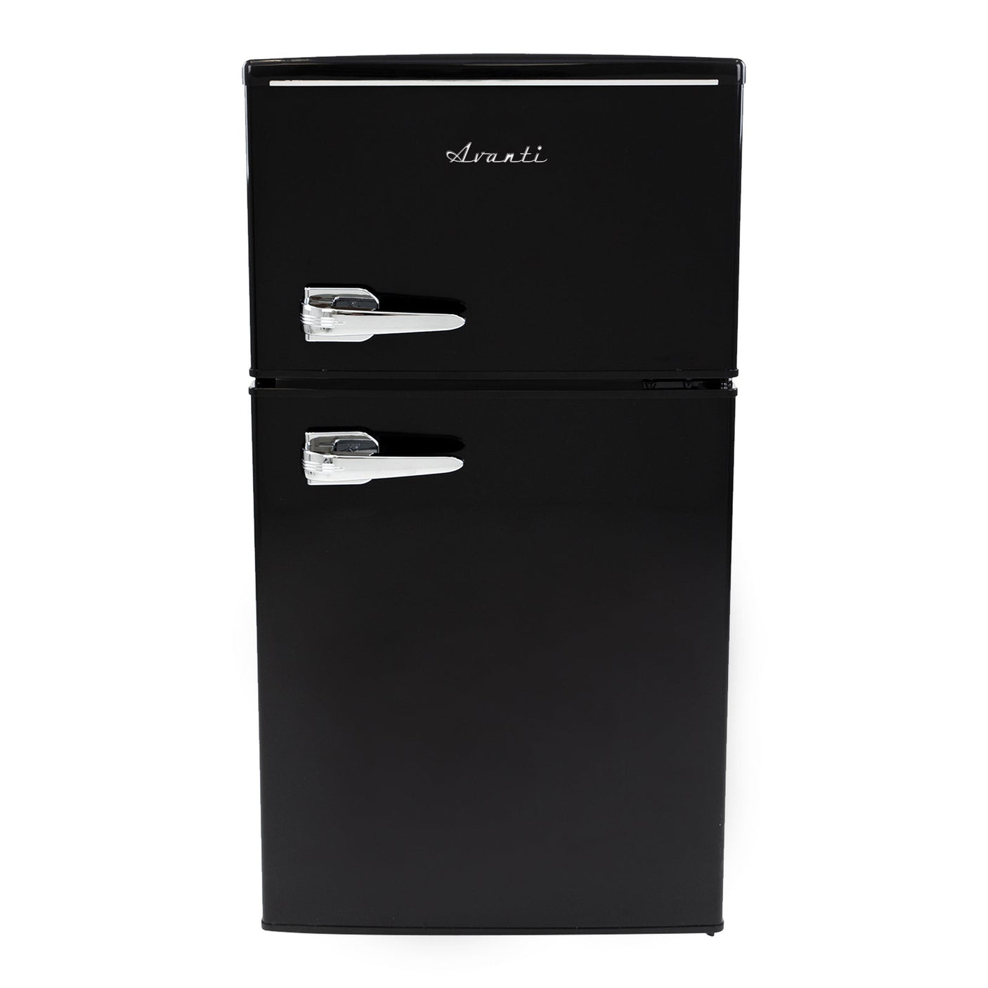 Avanti Retro Series Compact Refrigerator and Freezer, 3.0 cu. ft. - Black / 3.0 cu. ft.