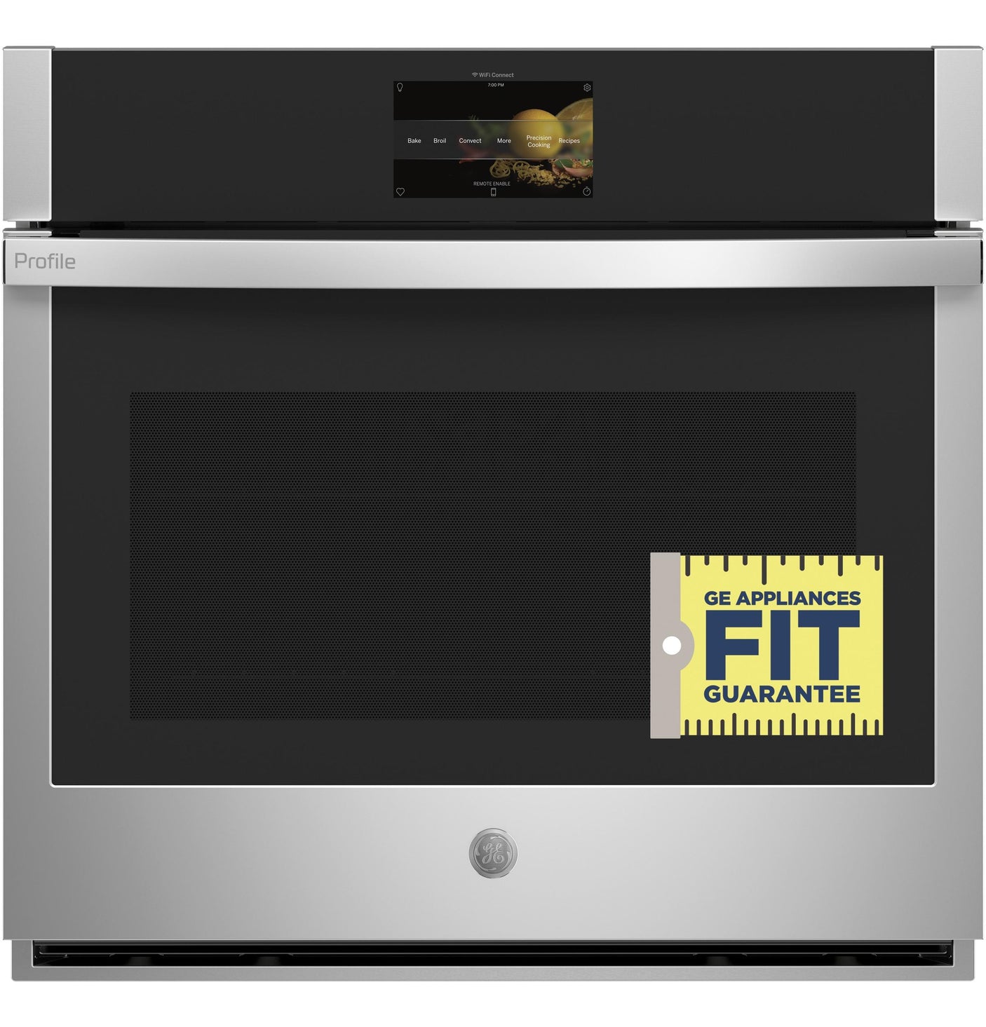 GE Profile™ 30" Smart Built-In Convection Single Wall Oven with No Preheat Air Fry and Precision Cooking