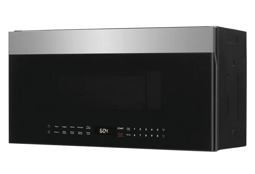 30" W OTR Microwave oven - 1000W 1.6 cu ft - Black w SS trim