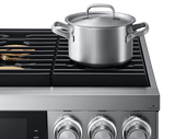 36" Pro Gas Range, Silver Stainless Steel, Natural Gas