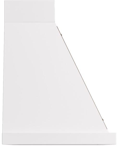 Nostalgie 48 Inch White Wall Mount Convertible Range Hood