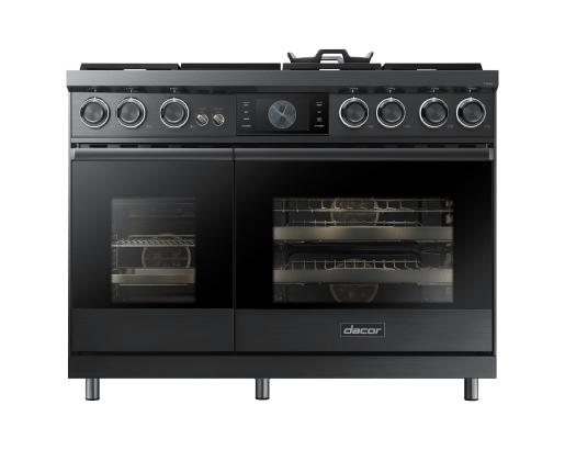 48" Pro Dual-Fuel Steam Range, Graphite Stainless Steel, Natural Gas