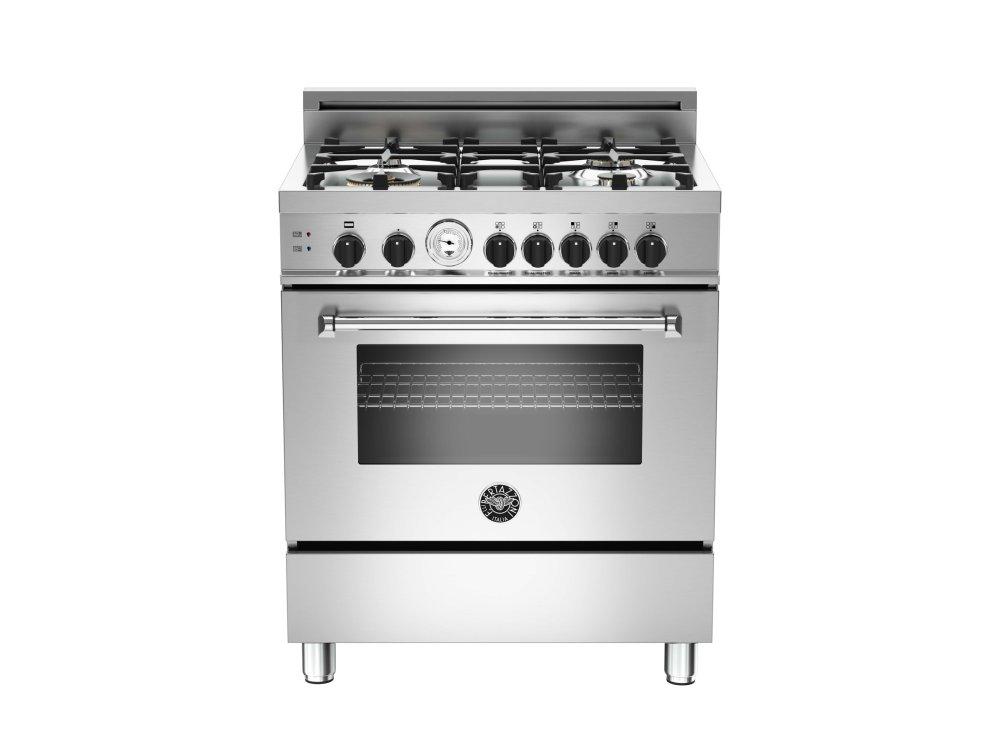 30 4-Burner, Gas Oven Stainless