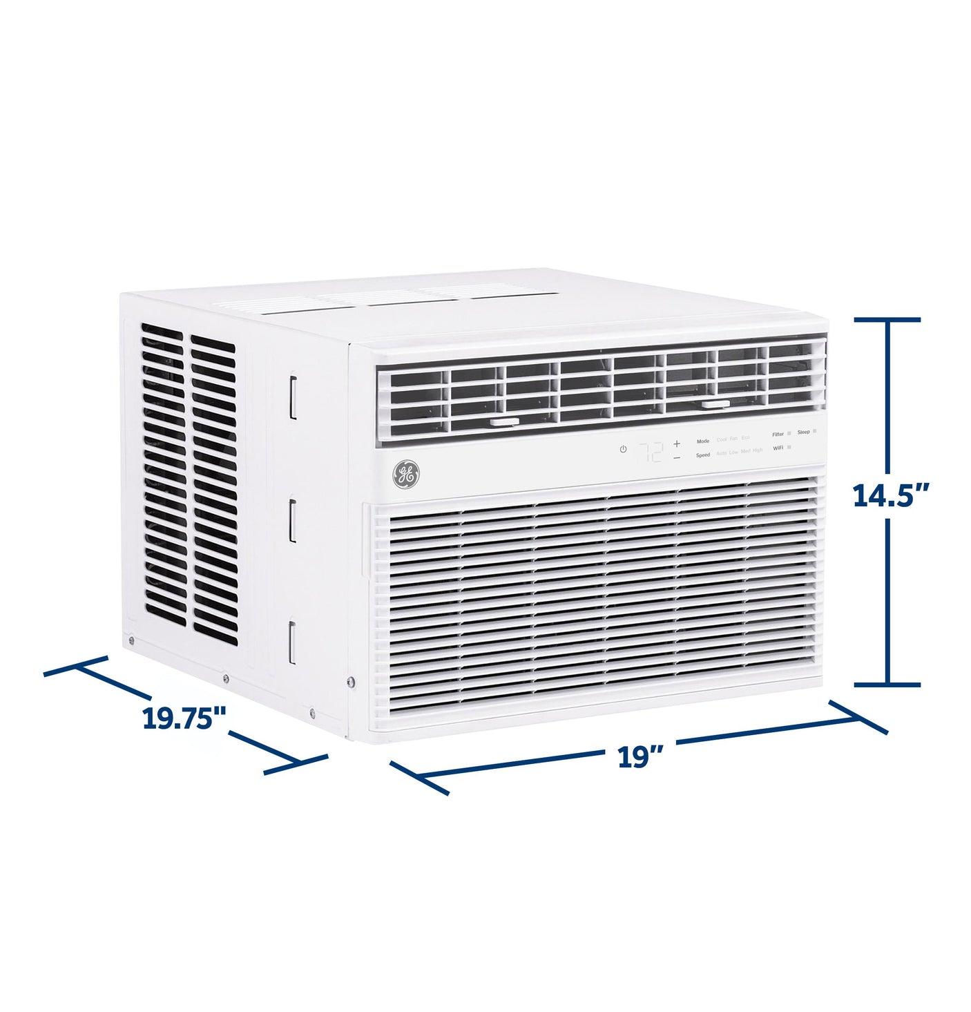 GE® 10,000 BTU Smart Electronic Window Air Conditioner for Medium Rooms up to 450 sq. ft.