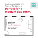 Frigidaire 10,000 BTU Window-Mounted Room Air Conditioner