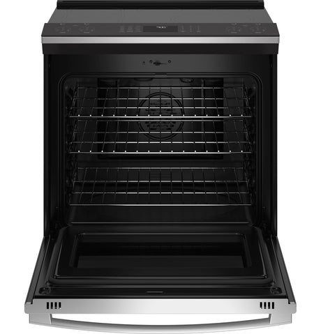 GE Profile™ ENERGY STAR® 30" Smart Slide-In Fingerprint Resistant Front-Control Induction and Convection Range with No Preheat Air Fry