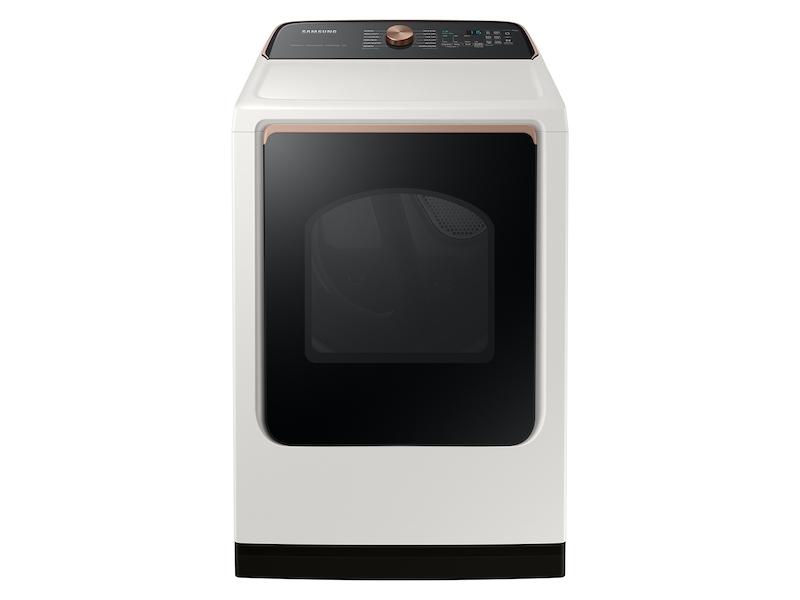 7.4 cu. ft. Smart Gas Dryer with Steam Sanitize+ in Ivory