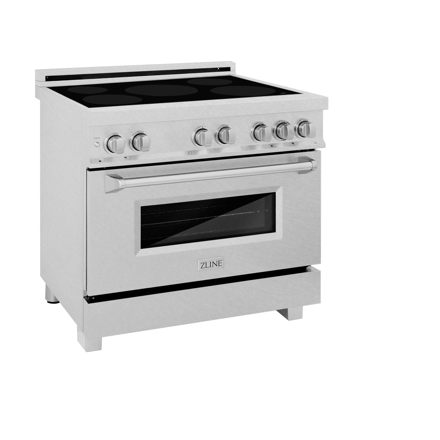 ZLINE 36" 4.6 cu. ft. Induction Range with a 5 Element Stove and Electric Oven (RAINDS-36) [Color: DuraSnow]