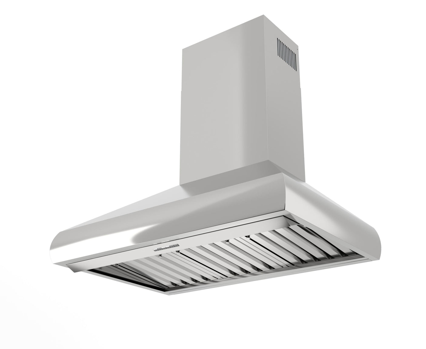 48in Pro Wall Chimney Hood SS Rounded Lip 1000 CFM