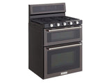 30-Inch 5 Burner Gas Convection Range with Warming Drawer - Stainless Steel