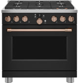 Café™ 36" Smart Dual-Fuel Commercial-Style Range with 6 Burners (Natural Gas)