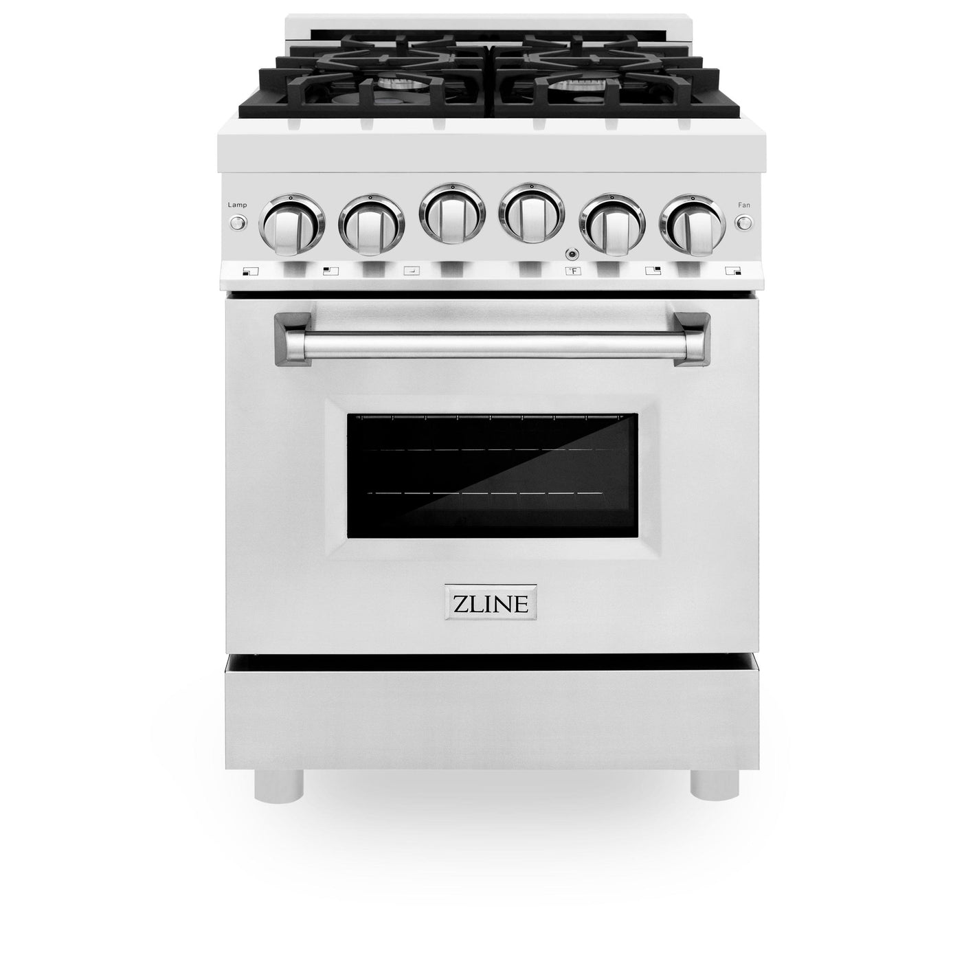 ZLINE 24 in. 2.8 cu. ft. Range with Gas Stove and Gas Oven in Stainless Steel (RG24) [Color: Stainless Steel]