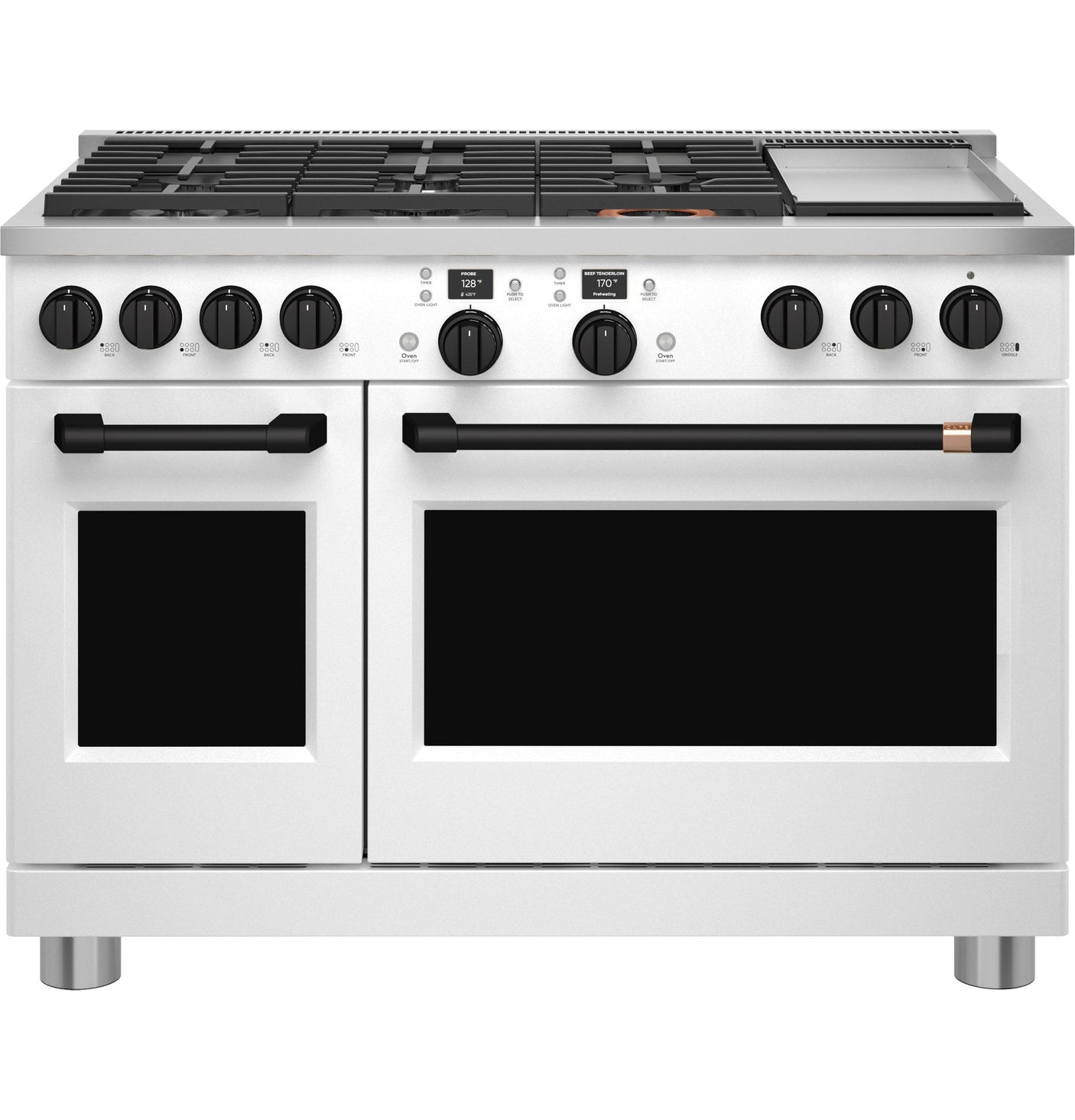 Café™ 48" Smart Dual-Fuel Commercial-Style Range with 6 Burners and Griddle (Natural Gas)